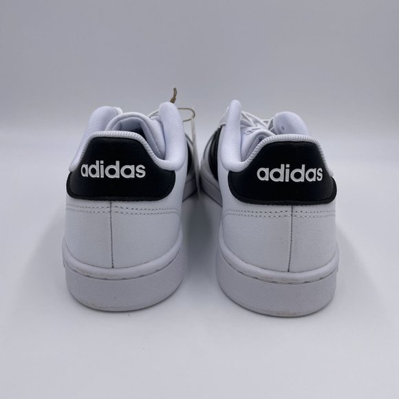 Adidas Grand Court White / Black Mens Shoes - Picture 4 of 8
